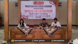MUSDESUS PEMBENTUKAN KOPERASI MERAH PUTIH KALURAHAN GIRITIRTO